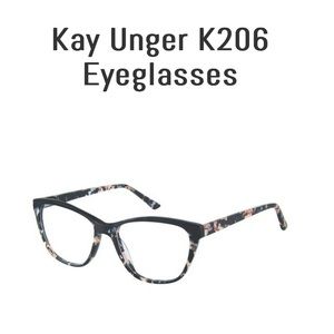 Kay Unger New York K206 glasses frames with case